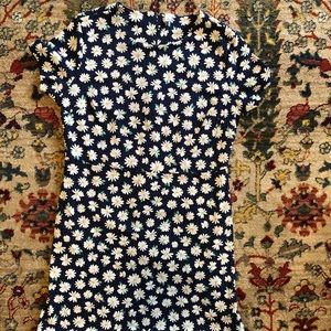 XL Old Navy Sheath Dress, Navy w/Daisy Print